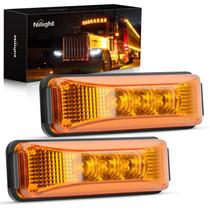 Trailer de caminhão de 12 V com luz de marcação LED Nilight TL-16 de 3,9 polegadas