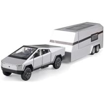 Trailer de picape Toy Car Chengchuang 1/32 Cybertruck com luzes