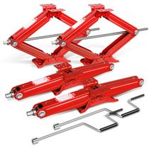 Trailer de trailer Scissor Jacks DNA MOTORING, pacote com 4, 2267 kg, 4-24 polegadas Trailer de trailer Scissor Jacks DNA MOTORING, pacote com 4, 2267 kg, 4-24 polegadas