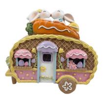 Trailer Decorativo Coelho Da Páscoa RS2648 18x18cm 1Und