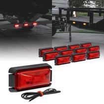 Trailer Marker Light ONLINE LED STORE 2,5" LED vermelho à prova d'água