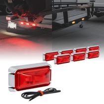 Trailer Marker Lights ONLINE LED STORE 2,5 polegadas LED vermelho IP67 à prova d'água