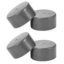 Trailer Wheel Hub Dust Covers SDTC Tech, pacote com 4 unidades de borracha cinza de 5 cm