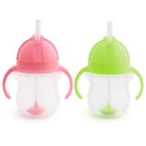 Trainer Cup Munchkin Any Angle, 200 ml com tampa Click Lock, pacote com 2 unidades