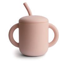 Training Cup mushie 100% silicone para crianças pequenas, blush de 175 ml Training Cup mushie 100% silicone para crianças pequenas, blush de 175 ml