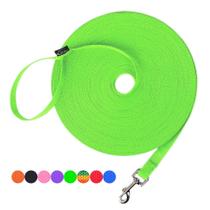Training Leash Hi Kiss Dog Obedience Recall 15 pés a 100 pés verde