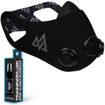 TrainingMask Elevation 2.0 Blackout Pequeno com Spray de Limpeza