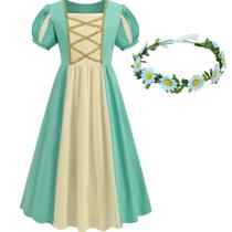 Traje Adorável Sereia Renascentista Medieval Dress Girl 8T Traje Adorável Sereia Renascentista Medieval Dress Girl 8T