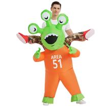 Traje alienígena inflável COMIN Halloween para adultos Traje alienígena inflável COMIN Halloween para adultos