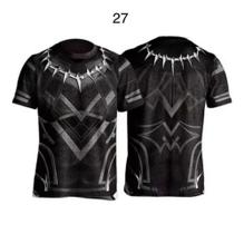 Traje Camiseta Pantera Negra - 3D Marvel - Caizah