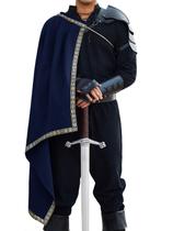 Traje Cape Runcati Renaissance Medieval Knight para homens Traje Cape Runcati Renaissance Medieval Knight para homens