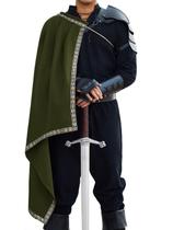 Traje Cape Runcati Renaissance Medieval Knight para homens Traje Cape Runcati Renaissance Medieval Knight para homens