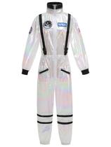 Traje de astronauta GRAJTCIN feminino branco para astronauta, terno adulto Traje de astronauta GRAJTCIN feminino branco para astronauta, terno adulto