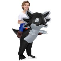 Traje de axolotl inflável Stegosaurus para crianças de Halloween Traje de axolotl inflável Stegosaurus para crianças de Halloween