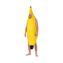 Traje de Banana Engraçado e Sexy para Adulto - Fantasia de Cosplay para Halloween, Natal e Carnaval