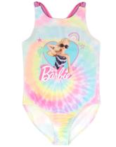 Traje de Banho Barbie Tie Dye para Meninas (4-5 anos) - Rosa