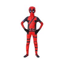 Traje de Cosplay Adulto Deadpool - Macacão com Saco para Espada - Fantasia de Halloween