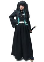 Traje de cosplay C-ZOFEK, quimono preto para homens (M)
