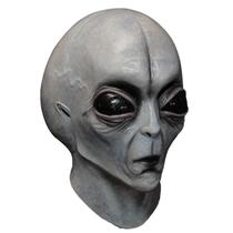 Traje de cosplay de Halloween com chapéu de látex Mask Alien