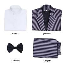 Traje de Cosplay do Gomez Addams - Adulto Masculino - Halloween