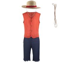Traje de cosplay EMERY 2023, filme Monkey D Luffy para homens