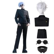 Traje de cosplay Moalioi Satoru, uniforme masculino com acessórios