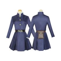 Traje de Cosplay Nobara Kugisaki Jujutsu Kaisen - Uniforme Anime para Mulheres e Meninas