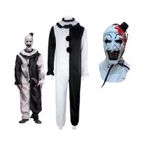 Traje de Cosplay Palhaço Terrifier 2 - Macacão para Halloween (Homens e Mulheres) Traje de Cosplay Palhaço Terrifier 2 - Macacão para Halloween (Homens e Mulheres)