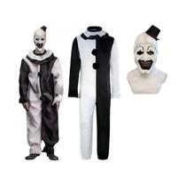 Traje de Cosplay Palhaço Terrifier 2 - Macacão para Halloween (Homens e Mulheres) Traje de Cosplay Palhaço Terrifier 2 - Macacão para Halloween (Homens e Mulheres)