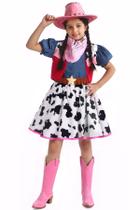 Traje de cowgirl Doxrmuru para meninas de 7 a 8 anos