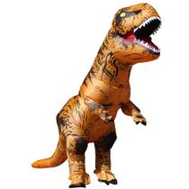 Traje de dinossauro inflável JASHKE T-rex para adultos Traje de dinossauro inflável JASHKE T-rex para adultos