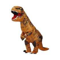 Traje de Dinossauro Inflável T-Rex Adulto - Fantasia de Halloween e Carnaval Traje de Dinossauro Inflável T-Rex Adulto - Fantasia de Halloween e Carnaval