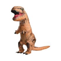 Traje de Dinossauro T-Rex Inflável para Crianças e Adultos - Fantasia de Halloween e Festa