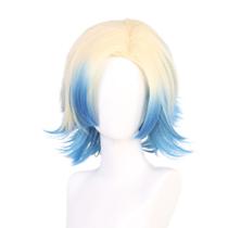 Traje de festa de anime Wig Blues Locks Michel Caesar sintético