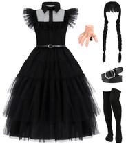 Traje de Halloween Cabeny Kids Princess Black Dress CA052XL