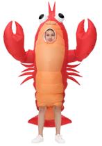 Traje de lagosta inflável para crianças Searhmomo Halloween Traje de lagosta inflável para crianças Searhmomo Halloween