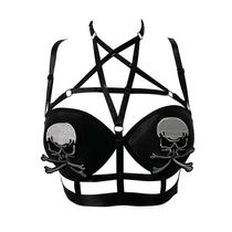 Traje de lingerie SINROYEE Anime Devil Cosplay Goth Black