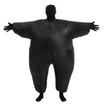 Traje de máscaras inflável, terno de corpo inteiro, preto IHGYT
