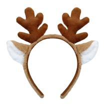 Traje de Natal e Halloween com bandana Beviliu Reindeer Antlers