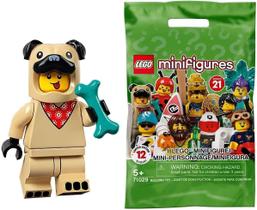 Traje de pug colecionável da série 21 de minifiguras LEGO 71029 Traje de pug colecionável da série 21 de minifiguras LEGO 71029