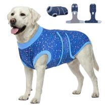 Traje de Recuperação para Cães PetWarm XL Padrão Galáxia Azul Traje de Recuperação para Cães PetWarm XL Padrão Galáxia Azul