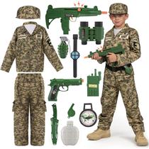 Traje de Soldado Militar para Meninos - Spooktacular Creations