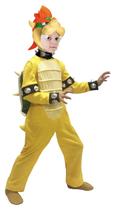 Traje de vilão DZSKE CHERSE Halloween Boys Turtle Monster, cosplay, desenho animado, cosplay, terno amarelo, macacão com capacete para crianças de 8 a 10 anos