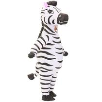 Traje de zebra inflável ZISUEX para adultos, presente de Halloween Traje de zebra inflável ZISUEX para adultos, presente de Halloween