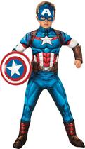 Traje Deluxe do Capitão América da Marvel Avengers - Rubie's - Infantil