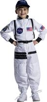 Traje Dress Up America Astronaut NASA White Spacesuit Kids