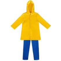 Traje GOBWCOT, capa de chuva de Halloween para crianças e meninas, amarela (tamanho M) Traje GOBWCOT, capa de chuva de Halloween para crianças e meninas, amarela (tamanho M)