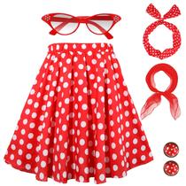 Traje Hicarer, roupa feminina dos anos 50, saia poodle, meia, vermelho hop Traje Hicarer, roupa feminina dos anos 50, saia poodle, meia, vermelho hop