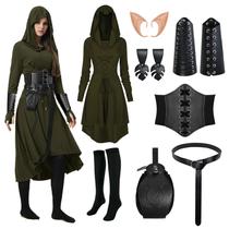 Traje HODBLKT Renaissance Fairy Medieval Vestido feminino GG Traje HODBLKT Renaissance Fairy Medieval Vestido feminino GG