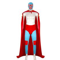Traje Huxfox Nacho Libre Adulto Masculino Lutador Mexicano XXL Vermelho